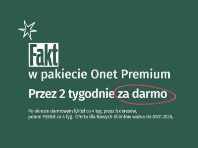 Świąteczna promocja Faktu i Onet Premium. Jedyna taka oferta