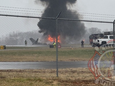 Odrzutowiec uderzył o ziemię i eksplodował. Są ofiary