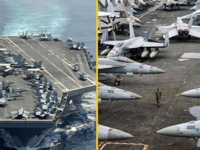 Dwie grupy uderzeniowe z lotniskowcami USA na Guam. Jeden cel: Odstraszyć Chiny