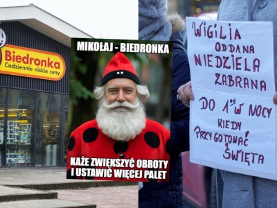 Związkowcy Biedronki alarmują o trudnych warunkach pracy przed świętami: 20 km pieszo po sklepie, dyżury do 1 w nocy 
