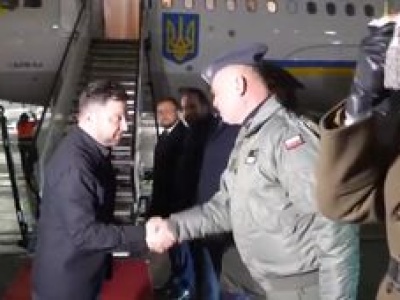 Wołodymyr Zełenski w Polsce. Tak go powitano