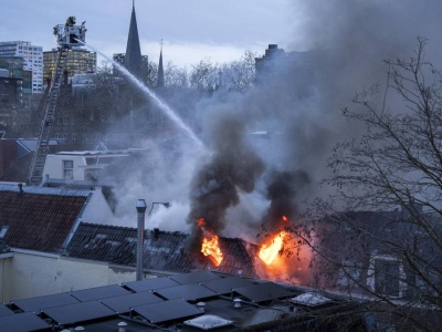 Wybuchy i pożar w centrum Utrechtu. Nad miastem unoszą się kłęby dymu
