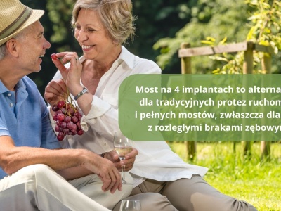 Jak przebiega zabieg mostu na czterech implantach i dla kogo jest wskazany