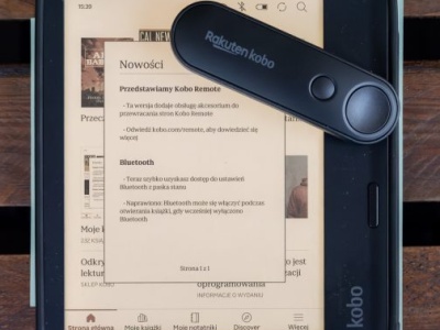 Test Kobo Remote – wygodny pilot do zmiany stron na czytnikach Kobo