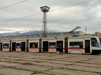 Swing PESA w Sofii ze specjalną okleiną