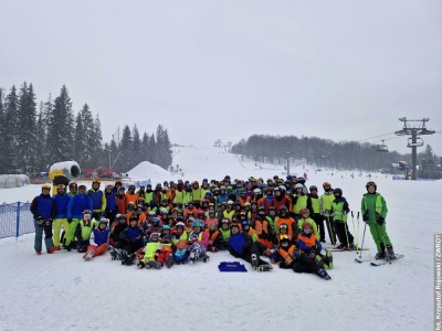 Zaolzie opanowało istebniańskie stoki. Uczniowie szlifowali swoje umiejętności narciarskie