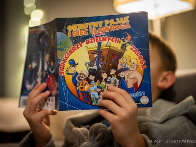 Okrutny Pająk i sieć złowroga kontra spryciarzy dzielnych załoga” – podkarpacki komiks dla dzieci