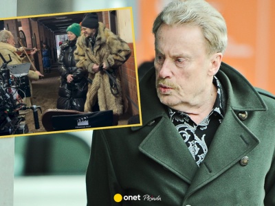 Daniel Olbrychski chwycił za skrzypce i zagrał. Niezwykły moment zaskoczył ekipę