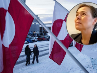 Minister Grenlandii nie mogła powstrzymać łez. 
