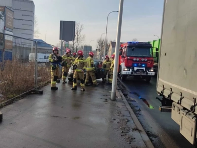 Zderzenie MAN-a z Seatem. Sprawca pod wpływem alkoholu