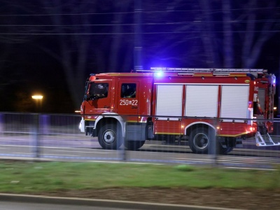 Pożar domu jednorodzinnego w Myjomicach. Nie żyje 11-letni chłopiec