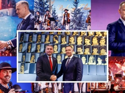 Prezydent Nawrocki kolędował z rodziną olimpijską. ZOBACZ ZDJĘCIA