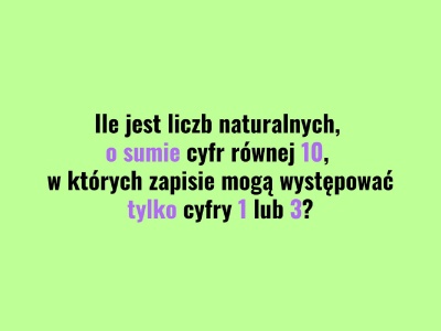 Zagadka liczbowa, która wydaje się banalna. Ale tylko z pozoru