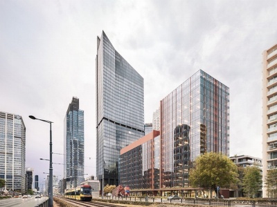 Nowy biurowiec przy Rondzie Daszyńskiego zastąpi budynek z lat 90.