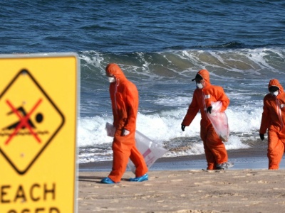 Góra tłuszczu wielkości czterech autobusów zablokowała plaże