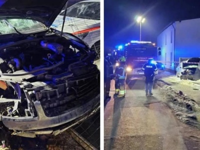 Wjechał na chodnik, potrącił kobietę z dzieckiem i uciekł. 25-latek był pijany