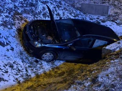 Oderwane koło z ciężarówki spowodowało wypadek na DK-5 w Kaczorowie