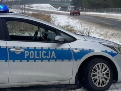 Nagły skręt zdradził go. Do tego pasażer był poszukiwany