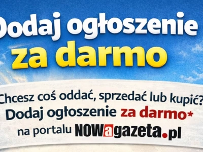 Nowość na nowagazeta.pl – dodawaj ogłoszenia ZA DARMO!