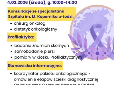 Bezpłatne porady onkologiczne dla mieszkańców Łódzkiego