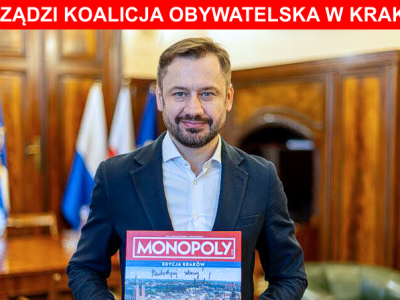 Kraków. Prezydent miasta Miszalski kręci na siebie referendalny bat