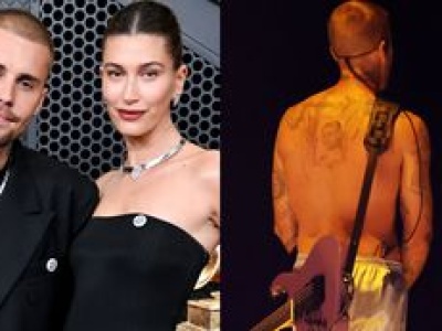 Justin Bieber wytatuował sobie Hailey na plecach (FOTO)