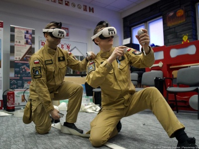 Szkoła Aspirantów PSP w Poznaniu stawia na wirtualną rzeczywistość
