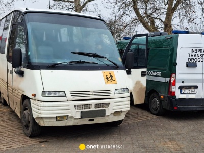 Kierowca udawał, że nie prowadził autobusu. Tak skończyła się kontrola