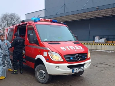 Istniało zagrożenie chemiczne. W akcji nasi strażacy