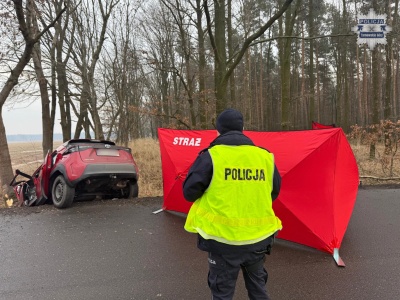 Tragiczny wypadek pod Księżym Lasem. Nie żyje 68-letni kierowca