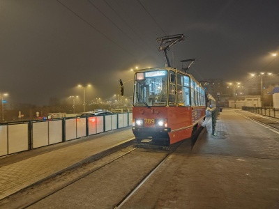 Specjalny tramwaj na krakowskich torach