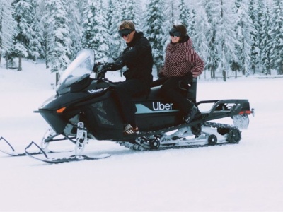 Uber bez samochodu? We Włoszech za darmo przyjedzie skuter śnieżny