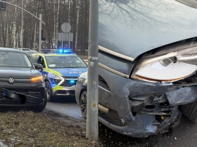 Kolizja na ulicy Grunwaldzkiej