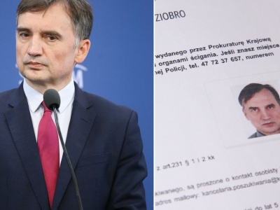 Zbigniew Ziobro poszukiwany listem gończym