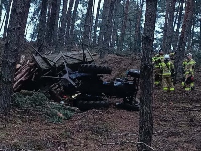 Wstrząsające odkrycie w lesie. Mężczyzna miał około 40 lat. 