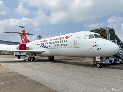 C909 staje się samolotem-szpitalem