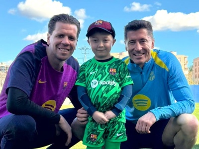 „Nieduży Wojtek” spełnił największe marzenie. Umożliwił to Wojciech Szczęśny