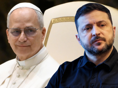 Wołodymyr Zełenski poparł inicjatywę papieża. 