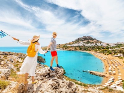 Mega🔥 City break na Rodos za 292 PLN 🤍💙 Tanie loty i noc w hotelu blisko plaży 🏖️🌊