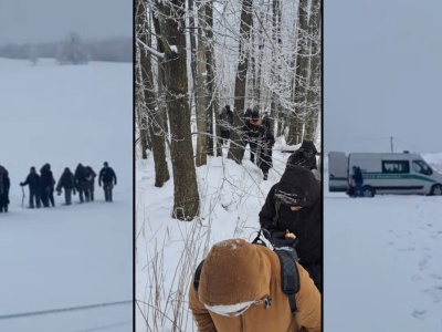 Akcja służb przy granicy z Litwą. 