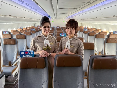 Pokład airbusa A350 Starlux Airlines. Cztery klasy i design BMW