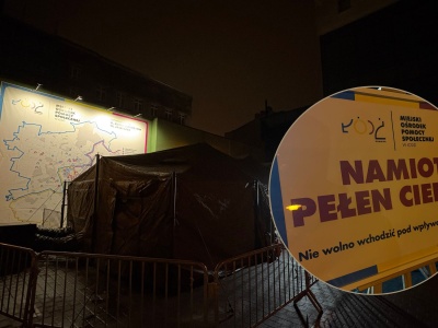 Namiot Pełen Ciepła w Łodzi. Miejsce wsparcia dla osób w kryzysie bezdomności