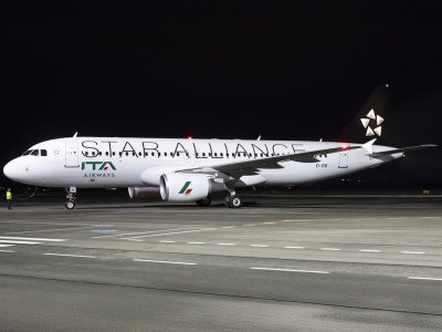 ITA Airways z pierwszym A320 w barwach Star Alliance