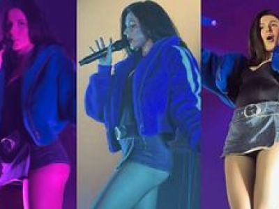 Roksana Węgiel pokazała NOGI DO NIEBA na koncercie. Kusa kreacja skradła show