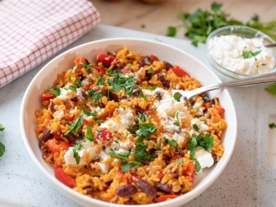 Ryż z fasolą po kubańsku. Prosto, sycąco, aromatycznie