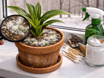 Pleśń zniknie z doniczki od razu! Wypróbuj apteczny proszek
