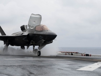 Wielka Brytania wzmacnia wschodnią flankę Morza Śródziemnego. F-35B w bazie na Cyprze