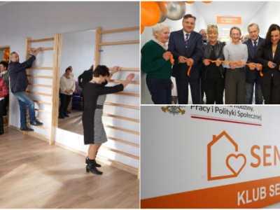 Winda, sale rehabilitacyjne i przestrzeń spotkań – otwarto Klub Senior+ w Człuchowie