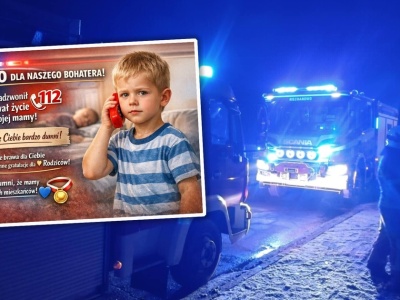 Bohaterski 6-latek spod Gniezna. Kiedy jego mama zemdlała zaczął działać