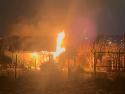 Zabobrze: Pożar altanki na terenie ogrodów działkowych